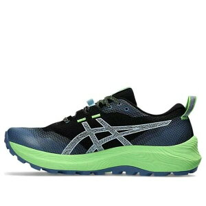 ASICS �A�V�b�N�X �����Y �X�j�[�J�[ �yASICS Gel-Trabuco 12 'Black Light Blue Green' 1011B799-001�z �T�C�Y US_7.5(25.5cm)