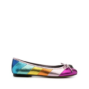 �J�[�g�W�F�C�K�[�����h�� ���f�B�[�X �T���_�� �V���[�Y Esme metallic-effect ballerinas Pink