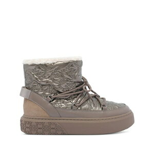 �s���R ���f�B�[�X �u�[�c �V���[�Y Quilted floral-pattern boots Grey