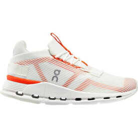 オン レディース スニーカー シューズ On Women's Cloudnova Void Shoes White/Orange/White