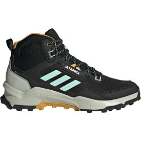 アディダス メンズ ブーツ シューズ adidas Men's Terrex AX4 Mid GORE-TEX Hiking Shoes Black/Aqua