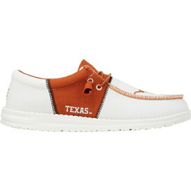 ヘイデュード メンズ スニーカー シューズ Hey Dude Men's Wally Tri Texas Longhorns Shoes Orange