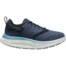 キーン メンズ スニーカー シューズ KEEN Men's WK400 Leather Walking Shoes Naval Academy