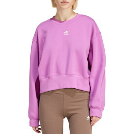 アディダス レディース パーカー・スウェットシャツ アウター adidas Originals Women's Adicolor Essentials Fleece Crew Sweatshirt Semi Pulse Lilac