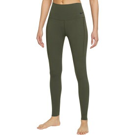 ナイキ レディース カジュアルパンツ ボトムス Nike Women's Zenvy Gentle-Support High-Waisted Full-Length Leggings Cargo Khaki