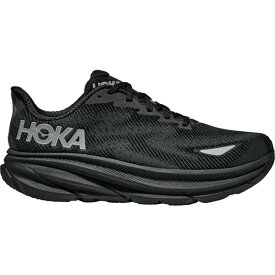 ホカオネオネ メンズ ランニング スポーツ HOKA Men's Clifton 9 GTX Running Shoes Black/Black