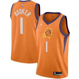 ジョーダン メンズ ユニフォーム トップス Devin Booker Phoenix Suns Jordan Brand 2020/21 Swingman Jersey Statement Edition Orange