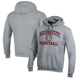 チャンピオン メンズ ジャケット＆ブルゾン アウター Arizona State Sun Devils Champion Basketball Icon Pullover Hoodie Heather Gray