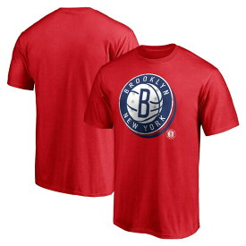 ファナティクス メンズ Tシャツ トップス Brooklyn Nets Fanatics Branded Red White & Team TShirt Red