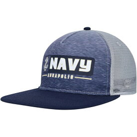 コロシアム メンズ 帽子 アクセサリー Navy Midshipmen Colosseum Snapback Hat Navy/Gray