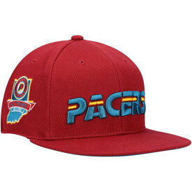 ミッチェル&ネス メンズ 帽子 アクセサリー Indiana Pacers Mitchell & Ness x Lids 40 Years Hardwood Classics Northern Lights Fitted Hat Red
