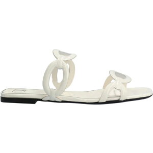 Valentino @eBm fB[X Xj[J[ yValentino Square Toe Slip-On Slides Ivory (Women's)z TCY EU_36(22.5cm) Ivory
