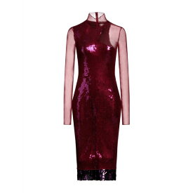 【送料無料】 ヴィクトリア ベッカム レディース ワンピース トップス Midi dresses Red