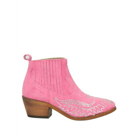 【送料無料】 ジュ テーム レディース ブーツ シューズ Ankle boots Pink