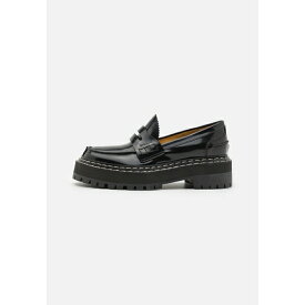 プロエンザショラー レディース サンダル シューズ LUG SOLE PLATFORM LOAFERS - Platform heels - black