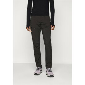 オドロ レディース フィットネス スポーツ PANTS REGULAR LENGTH ASCENT LIGHT - Outdoor trousers - black