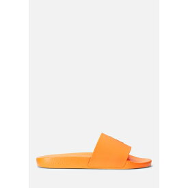 ラルフローレン メンズ スニーカー シューズ SLIDE - Pool slides - orange