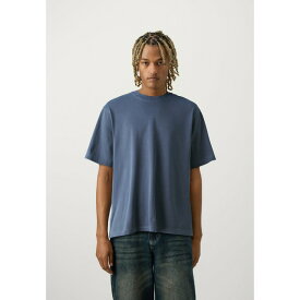 ジースター メンズ サンダル シューズ CENTER CHEST BOXY - Basic T-shirt - petrol