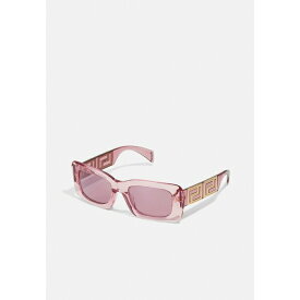 ヴェルサーチ レディース サングラス＆アイウェア アクセサリー Sunglasses - transparent pink