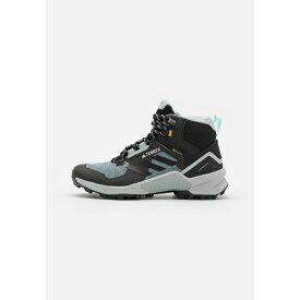 アディダス テレックス レディース フィットネス スポーツ TERREX SWIFT R3 MID GORE-TEX - Hiking shoes - semi flash aqua/core black/beige