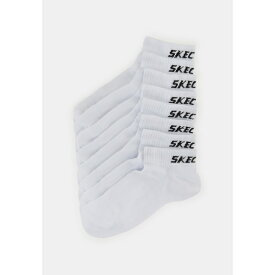 スケッチャーズ メンズ サンダル シューズ ONLINE UNISEX VENTILATION 8 PACK - Socks - white