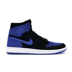 Jordan �W���[�_�� �����Y �X�j�[�J�[ �yJordan 1 Retro High Flyknit Royal�z �T�C�Y US_10.5(28.5cm) Black/Game Royal-White