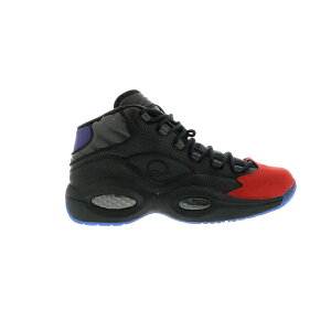 Reebok ���[�{�b�N �����Y �X�j�[�J�[ �yReebok Question Mid Packer Shoes Curtain Call�z �T�C�Y US_9.5(27.5cm) Black/Red/Royal/Shark