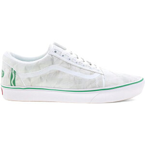 Vans �o���Y �����Y �X�j�[�J�[ �yVans ComfyCush Old Skool Crayola DIY�z �T�C�Y US_M_4 White