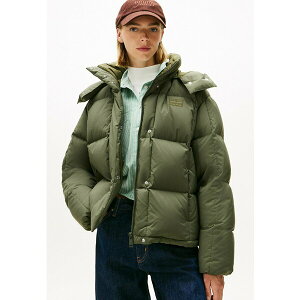 g~[qtBK[ fB[X WPbgu] AE^[ ALASKA GRID - Down jacket - pewter green