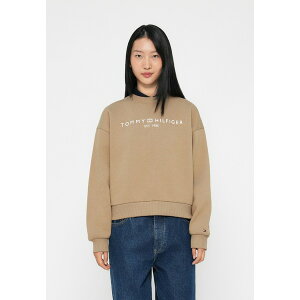 g~[ qtBK[ fB[X p[J[EXEFbgVc AE^[ LOGO - Sweatshirt - driftwood taupe