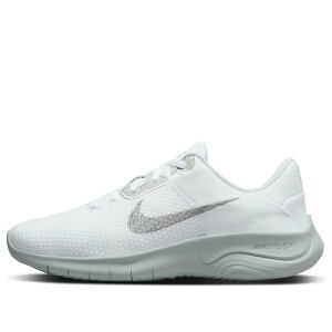 Nike �i�C�L ���f�B�[�X �X�j�[�J�[ �y(WMNS) Nike Flex Experience Run 11 Wide 'White Metallic Silver' DH8254-100�z �T�C�Y US_W_11.5