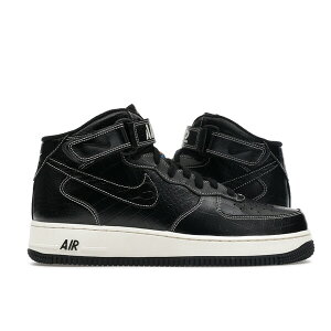 Nike �i�C�L �����Y �X�j�[�J�[ �yNike Air Force 1 Mid LX Our Force 1�z �T�C�Y US_8.5(26.5cm) Black/Black/Pale Ivory