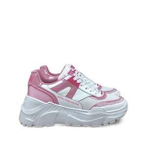 �x���T�[�` ���f�B�[�X �X�j�[�J�[ �V���[�Y Panelled sneakers White