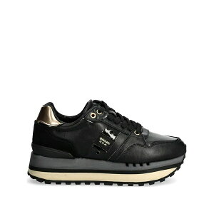 �u���E�A�[ ���f�B�[�X �X�j�[�J�[ �V���[�Y Panelled sneakers Black