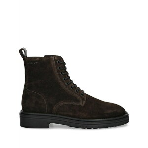 �K���g �����Y �u�[�c �V���[�Y Lace-up side-zip boots Brown
