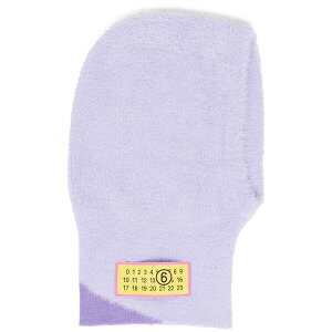 �}���^���}���W�F�� ���f�B�[�X �X�q �A�N�Z�T���[ Numbers-motif textured balaclava Purple