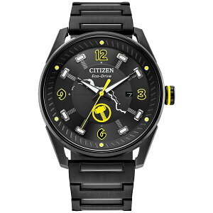 V`Y fB[X uXbgEoOEANbg ANZT[ Citizen Men's Eco-Drive Marvel Thor Black Ion-Plated Stainless Steel Bracelet Watch 42mm Black