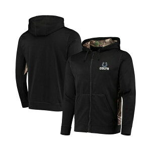 _ubN Y p[J[EXEFbgVc AE^[ Men's Black, Realtree Camo Indianapolis Colts Decoy Tech Fleece Full-Zip Hoodie Black, Realtree Camo