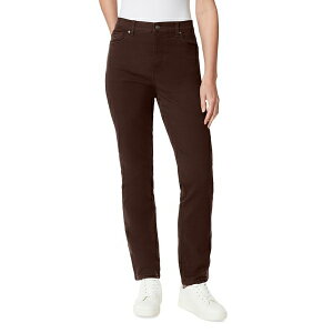�O�����A�o���f�[�r���g ���f�B�[�X �f�j���p���c �{�g���X Petite Amanda High Rise Straight-Leg Jeans, Petite & Petite Short Coffee Roast