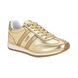 QX fB[X Xj[J[ V[Y Women's Saphia Lace-Up Jogger Sneakers Gold