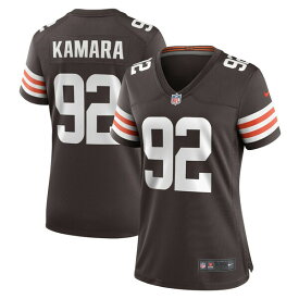 ナイキ レディース ユニフォーム トップス Sam Kamara Cleveland Browns Nike Women's Team Game Jersey Brown