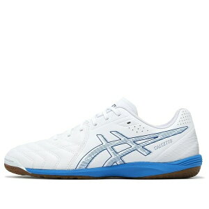 ASICS AVbNX Y Xj[J[ White/Blue yASICS Calcetto Wd 9 Wide 'White Electric Blue' 1113A037-101z TCY US_11.5(29.5cm)