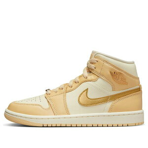 Jordan �W���[�_�� ���f�B�[�X �X�j�[�J�[ �y(WMNS) Air Jordan 1 Mid 'Pale Vanilla Gold' FB9892-200�z �T�C�Y US_6.5(23.5cm)