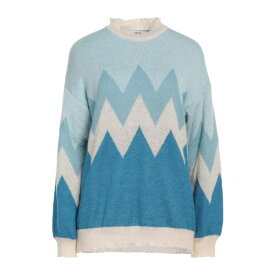 【送料無料】 コナー & ブレイク レディース ニット&セーター アウター Sweaters Sky blue