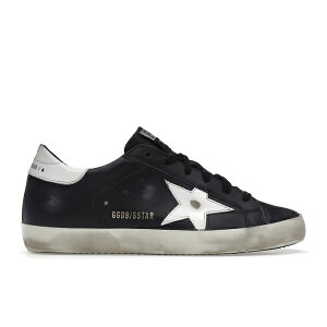 Golden Goose �S�[���f���O�[�X ���f�B�[�X �X�j�[�J�[ �yGolden Goose Super-Star Black White Leather (Women's)�z �T�C�Y US_5(22.0cm) Black/White