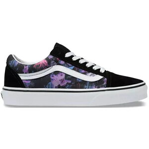 Vans oY fB[X Xj[J[ yVans Old Skool Warped Floral (Women's)z TCY US_9(26.0cm) Black/True White