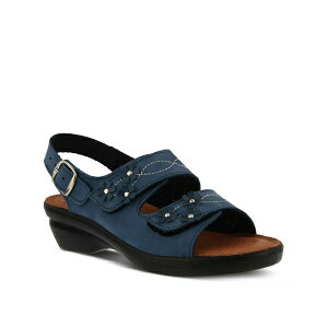 tNTX fB[X T_ V[Y Ceri Wedge Sandal Blue