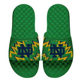 アイスライド メンズ サンダル シューズ Notre Dame Fighting Irish ISlide High Energy Slide Sandals Kelly Green