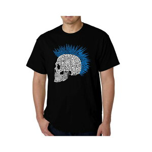 GG[|bvA[g Y TVc gbvX Men's Word Art - Punk Mohawk T-Shirt Black
