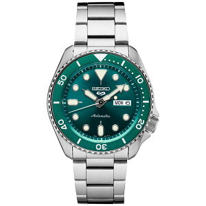 ZCR[ fB[X rv ANZT[ Men's Automatic 5 Sports Stainless Steel Bracelet Watch 43mm Green